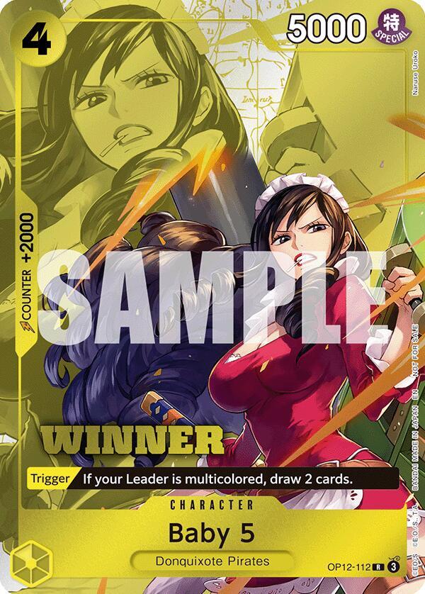 Baby 5 (Winner Pack 2026 Vol. 1) (OP12-112) [One Piece Promotion Cards] | Jack's On Queen