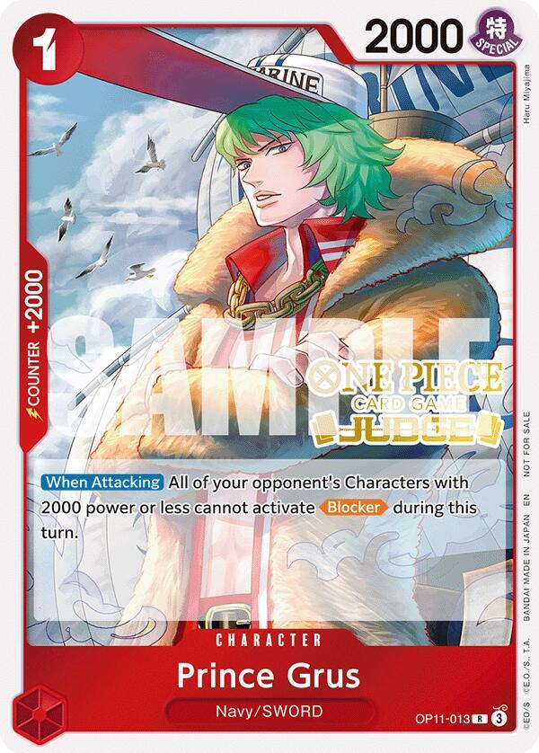 Prince Grus (Judge Pack Vol. 7) (OP11-013) [One Piece Promotion Cards] | Jack's On Queen