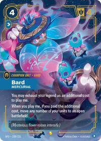 Bard - Mercurial (Overnumbered) (228/221) [Spiritforged] | Jack's On Queen
