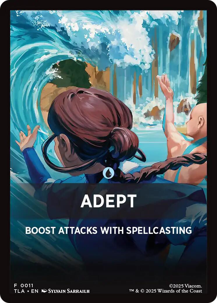 Adept Theme Card [Avatar: The Last Airbender Tokens] | Jack's On Queen