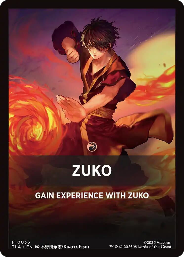 Zuko Theme Card [Avatar: The Last Airbender Tokens] | Jack's On Queen