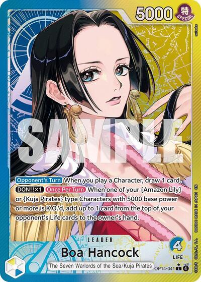 Boa Hancock - OP14-041 (Alternate Art) (OP14-041) [The Azure Sea's Seven] | Jack's On Queen