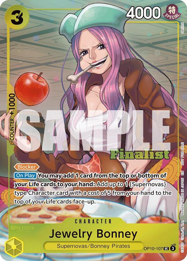 Jewelry Bonney (CS 25-26 Finalist Card Set 2) (OP10-107) [One Piece Promotion Cards] | Jack's On Queen