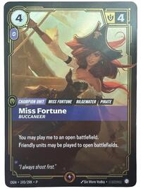Miss Fortune - Buccaneer (193/298) [Riftbound Organized Play Promotional Cards] | Jack's On Queen