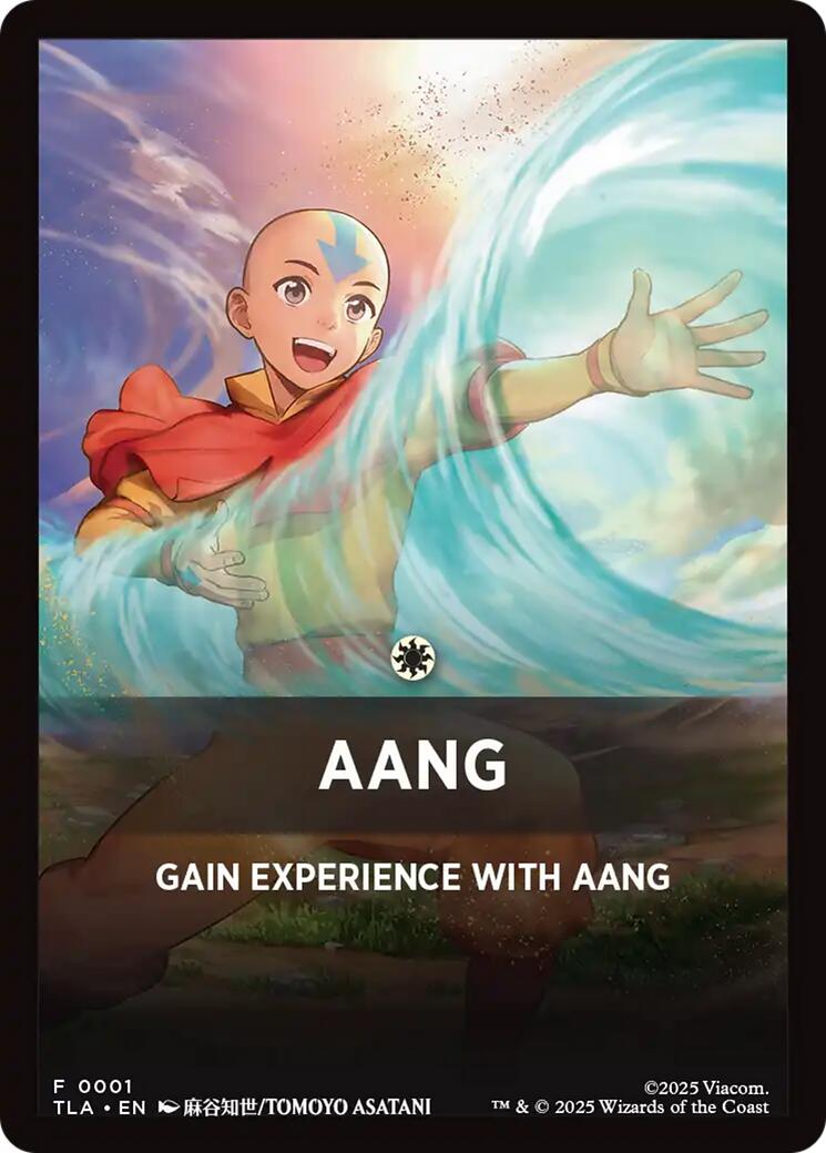 Aang Theme Card [Avatar: The Last Airbender Tokens] | Jack's On Queen