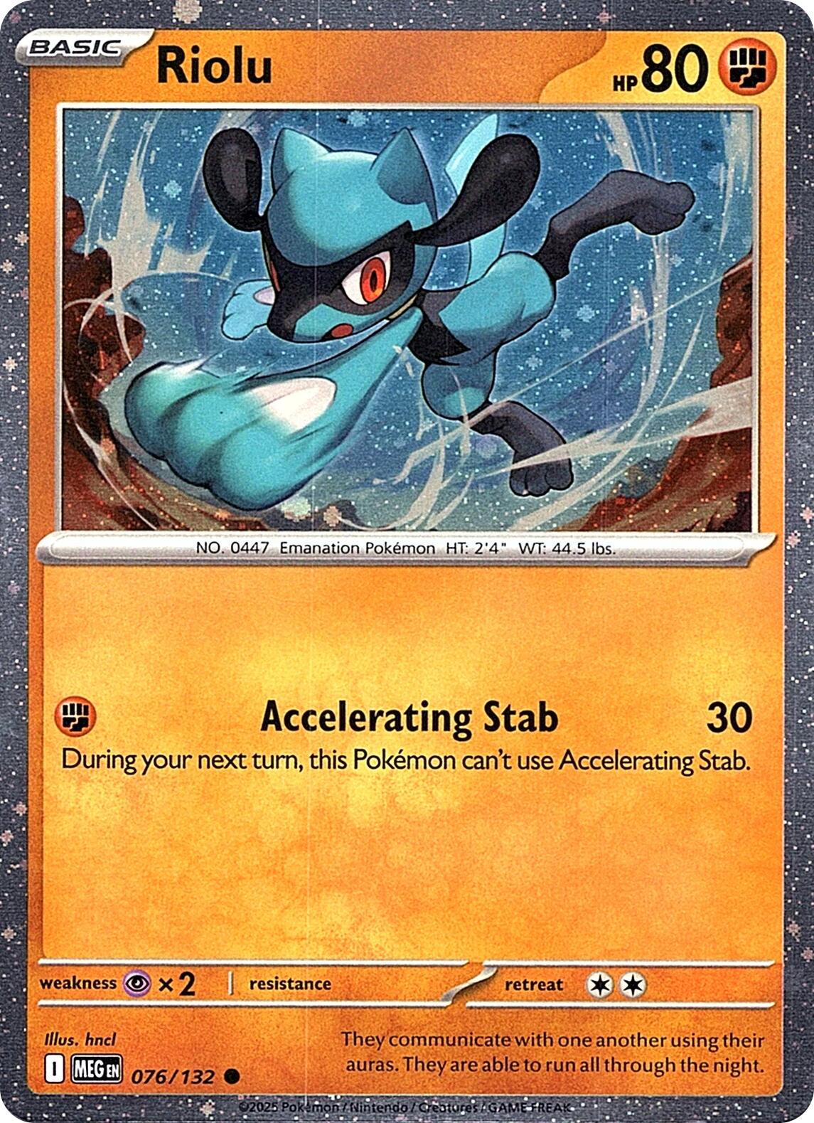 Riolu (076/132) (Cosmos Holo) [Miscellaneous Cards] | Jack's On Queen