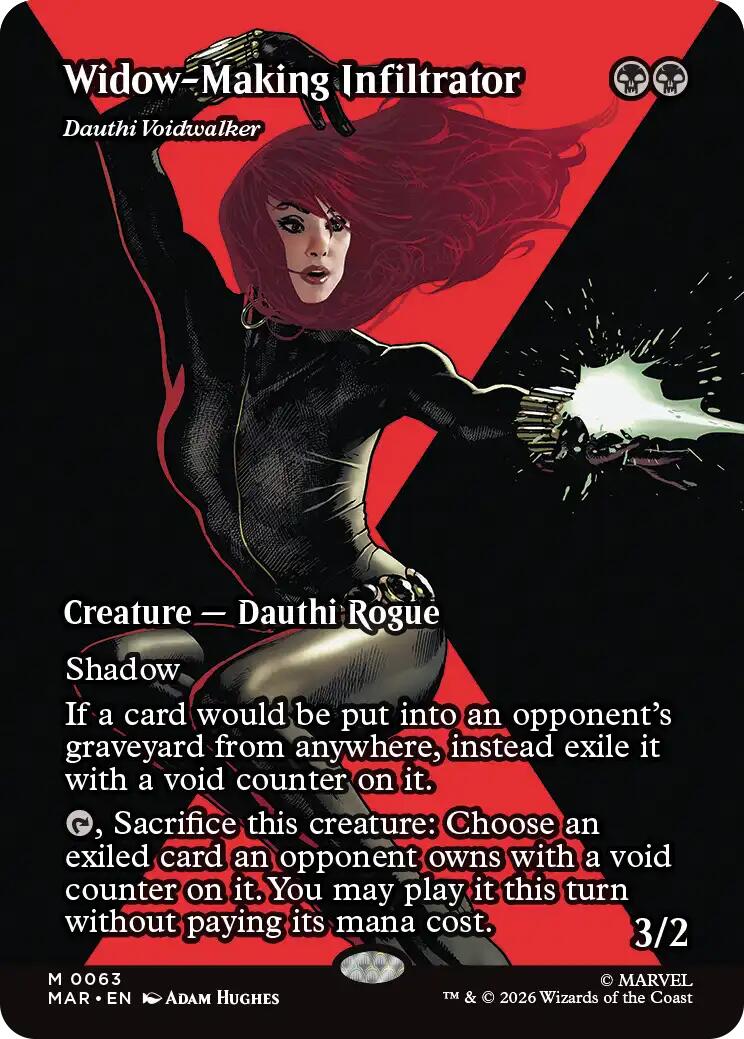 Widow-Making Infiltrator - Dauthi Voidwalker (Borderless) [Marvel Universe: Eternal-Legal] | Jack's On Queen