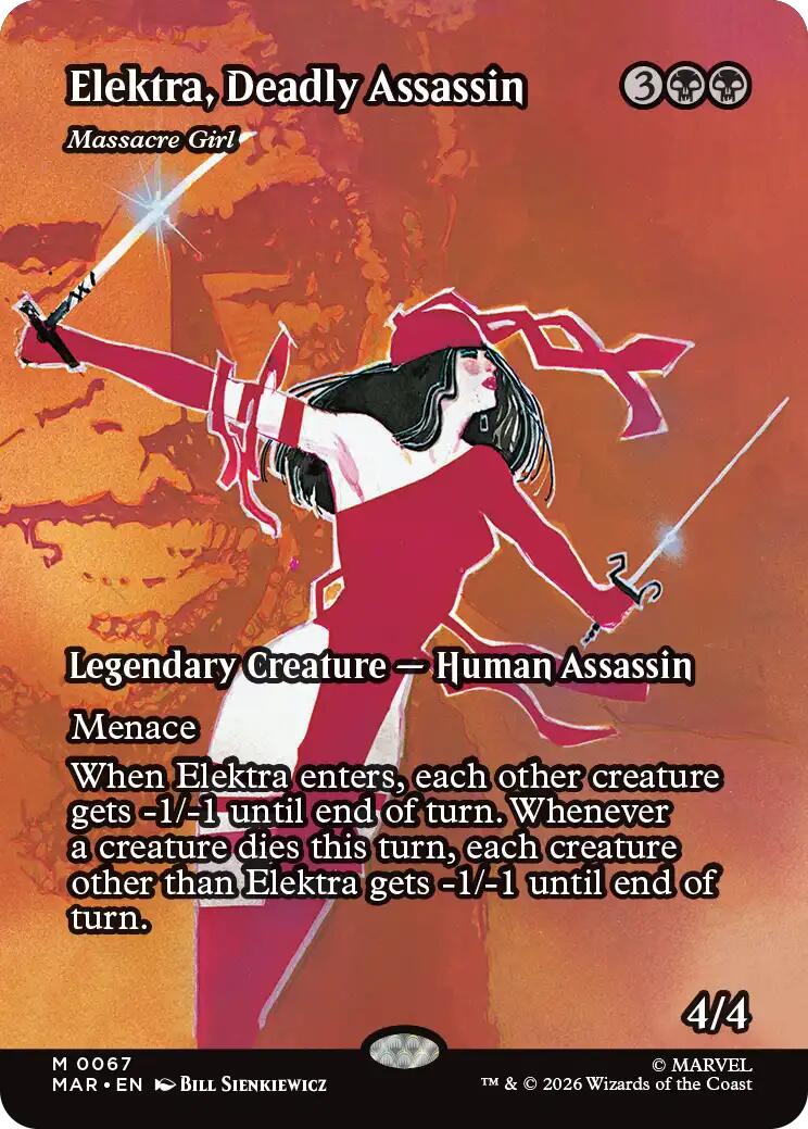 Elektra, Deadly Assassin - Massacre Girl (Borderless) [Marvel Universe: Eternal-Legal] | Jack's On Queen