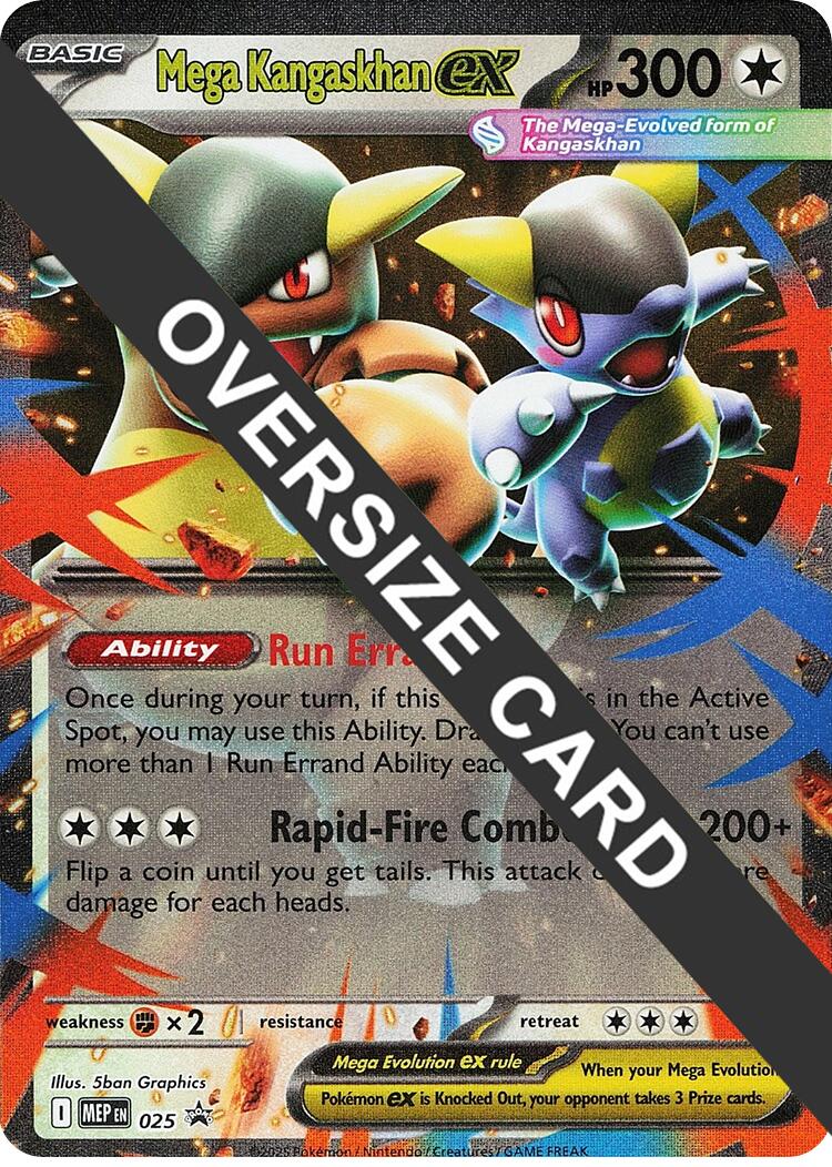 Mega Kangaskhan ex (025) (Jumbo Card) [Mega Evolution Promo] | Jack's On Queen