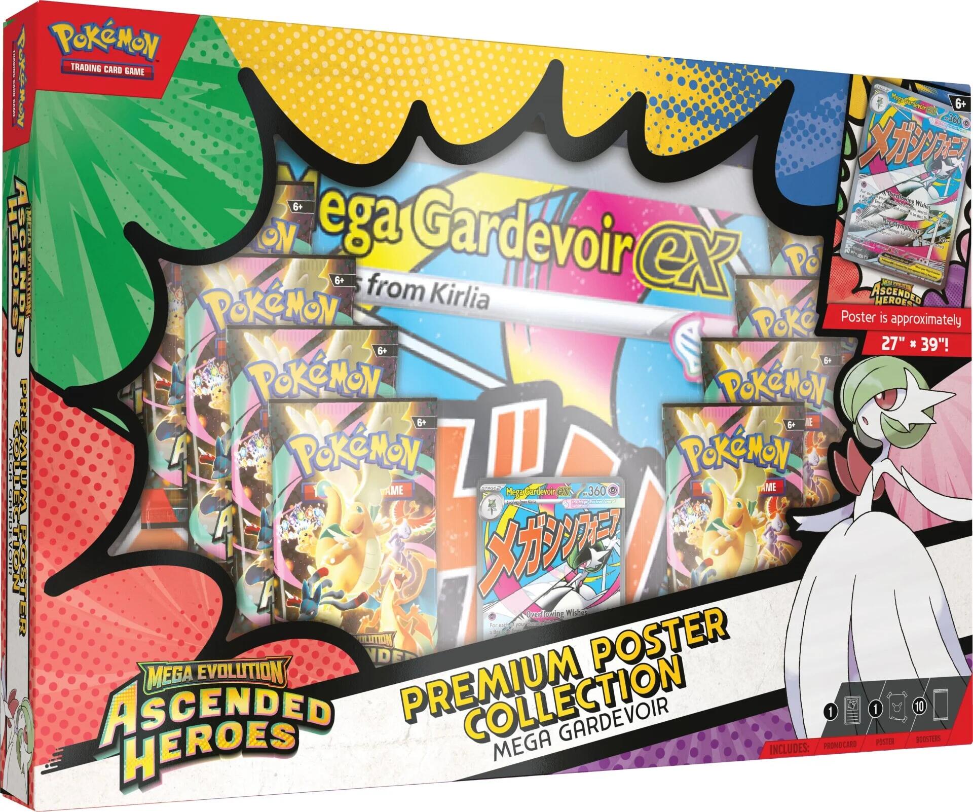 Mega Evolution: Ascended Heroes - Premium Poster Collection (Mega Gardevoir) | Jack's On Queen