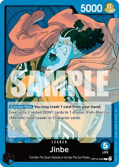 Jinbe - OP14-040 (OP14-040) [The Azure Sea's Seven] | Jack's On Queen