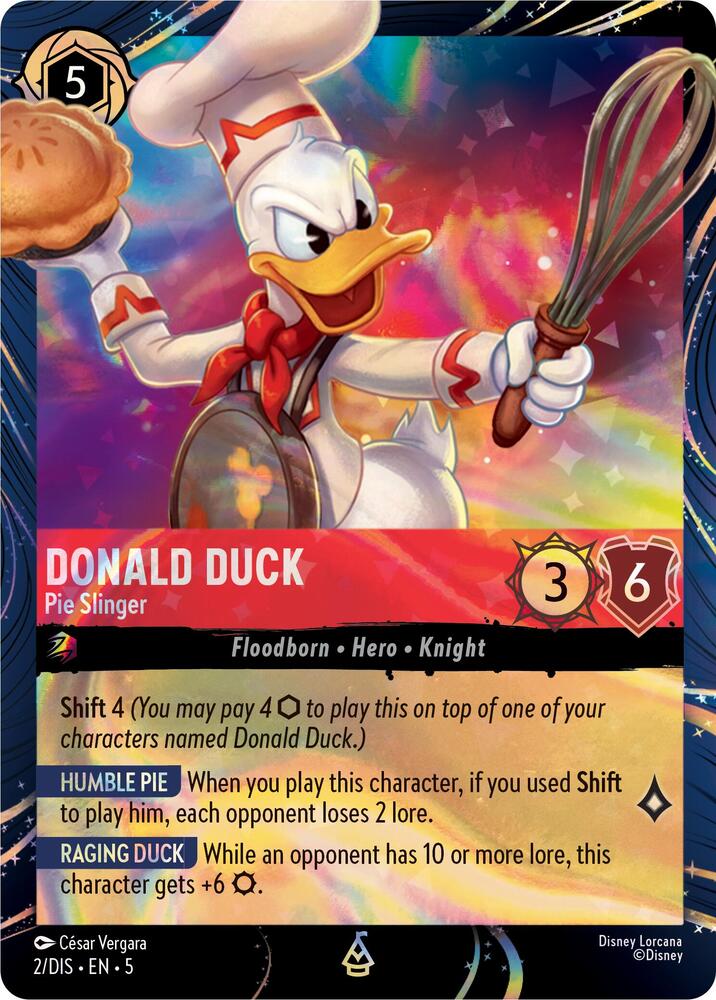 Donald Duck - Pie Slinger (2) [Disney Lorcana Promo Cards] | Jack's On Queen
