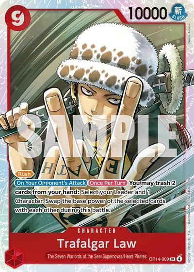 Trafalgar Law - OP14-009 (OP14-009) [The Azure Sea's Seven] | Jack's On Queen