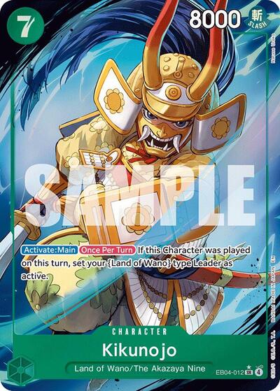 Kikunojo - EB04-012 (Alternate Art) (EB04-012) [The Azure Sea's Seven] | Jack's On Queen