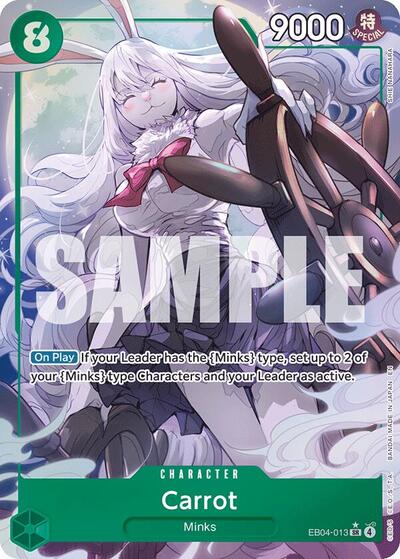 Carrot (Alternate Art) (EB04-013) [The Azure Sea's Seven] | Jack's On Queen