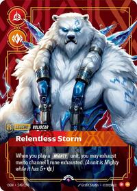 Volibear - Relentless Storm (Metal) (249/298) [Riftbound Organized Play Promotional Cards] | Jack's On Queen