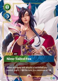 Ahri - Nine-Tailed Fox (Metal) (255/298) [Riftbound Organized Play Promotional Cards] | Jack's On Queen