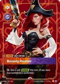 Miss Fortune - Bounty Hunter (Metal) (267/298) [Riftbound Organized Play Promotional Cards] | Jack's On Queen