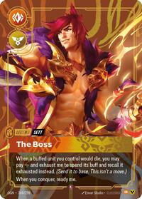 Sett - The Boss (Metal) (269/298) [Riftbound Organized Play Promotional Cards] | Jack's On Queen
