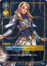 Lux - Lady of Luminosity (Metal) (021/024) [Riftbound Organized Play Promotional Cards] | Jack's On Queen