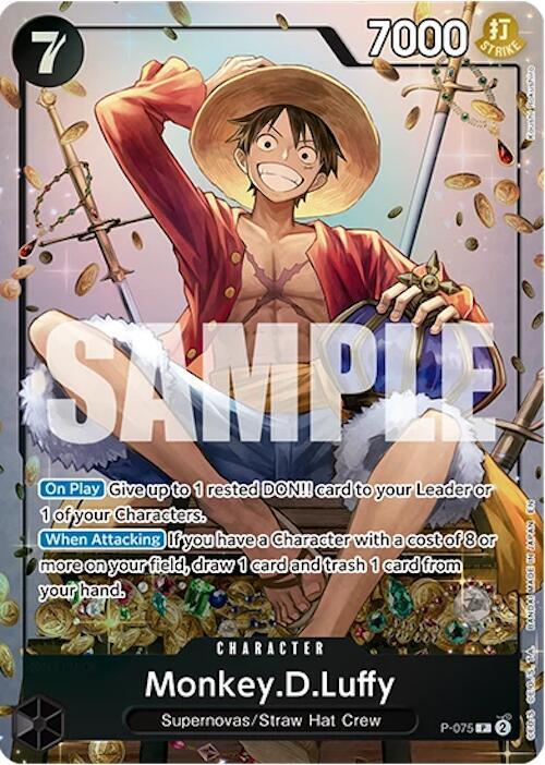 Monkey.D.Luffy (Tin Pack Set Vol. 2) (P-075) [One Piece Promotion Cards] | Jack's On Queen