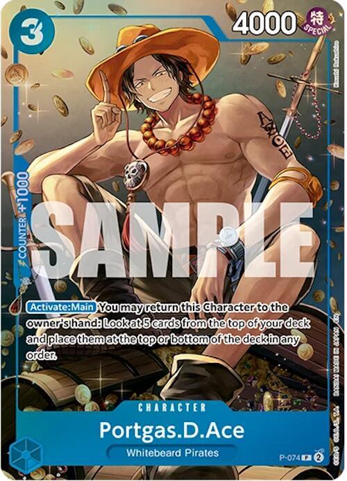 Portgas.D.Ace (Tin Pack Set Vol. 2) (P-074) [One Piece Promotion Cards] | Jack's On Queen
