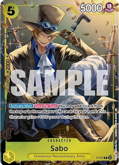 Sabo (Tin Pack Set Vol. 2) (P-073) [One Piece Promotion Cards] | Jack's On Queen