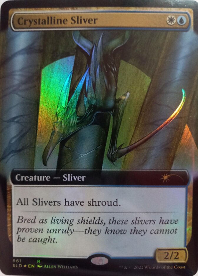 Crystalline Sliver (Extended Art) [Secret Lair Drop Promos] | Jack's On Queen