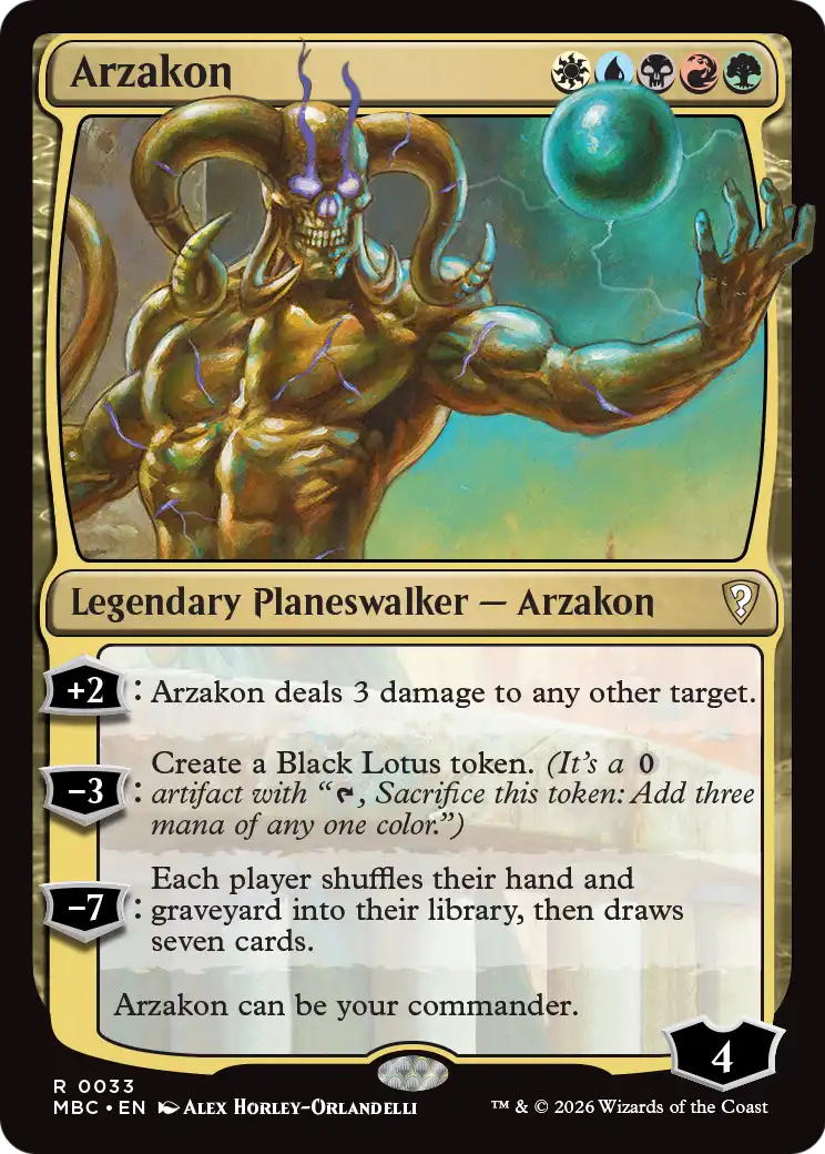 Arzakon [Mystery Booster: Commander Edition] | Jack's On Queen