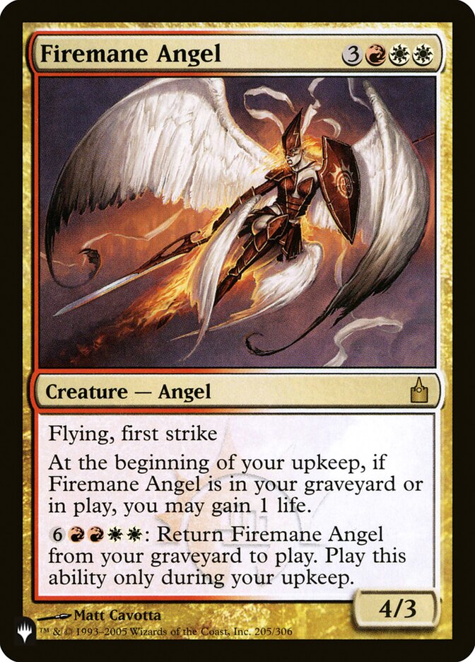 Firemane Angel [The List] | Jack's On Queen