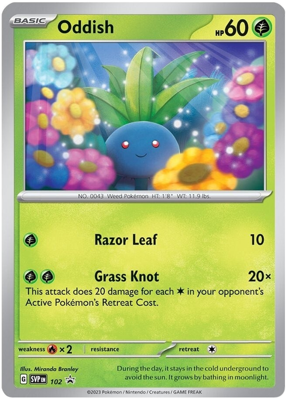 Oddish (102) [Scarlet & Violet: Black Star Promos] | Jack's On Queen