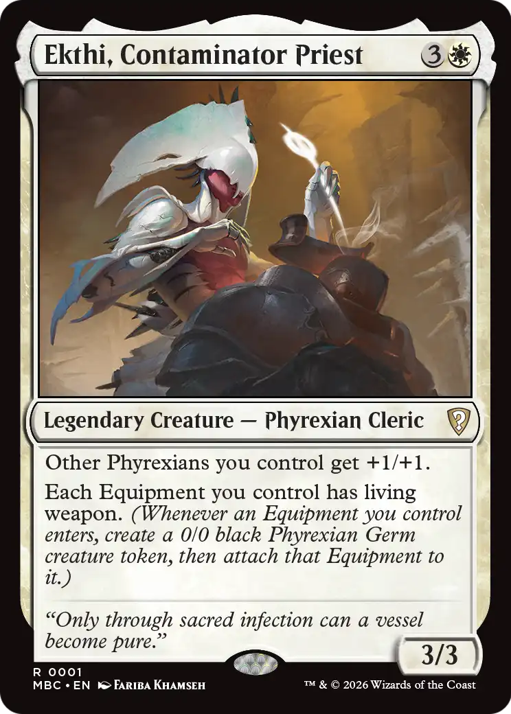 Ekthi, Contaminator Priest [Mystery Booster: Commander Edition] | Jack's On Queen