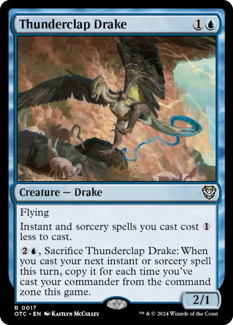 Thunderclap Drake [Outlaws of Thunder Junction Commander] | Jack's On Queen