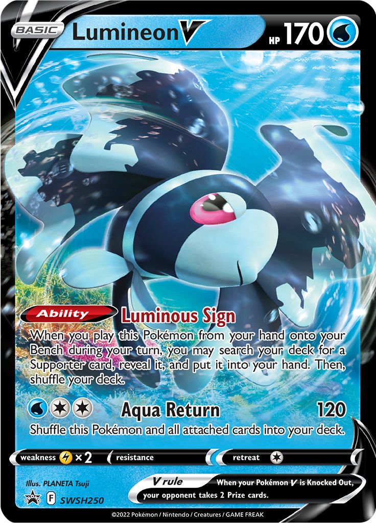 Lumineon V (SWSH250) [Sword & Shield: Black Star Promos] | Jack's On Queen