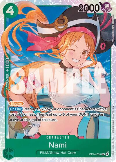 Nami (OP14-031) [The Azure Sea's Seven] | Jack's On Queen