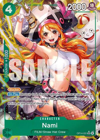 Nami (Alternate Art) (OP14-031) [The Azure Sea's Seven] | Jack's On Queen