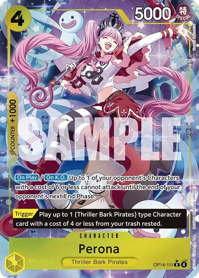 Perona - OP14-111 (Alternate Art) (OP14-111) [The Azure Sea's Seven] | Jack's On Queen