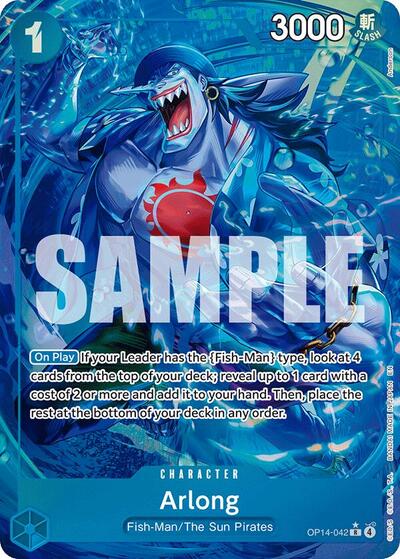 Arlong (Alternate Art) (OP14-042) [The Azure Sea's Seven] | Jack's On Queen