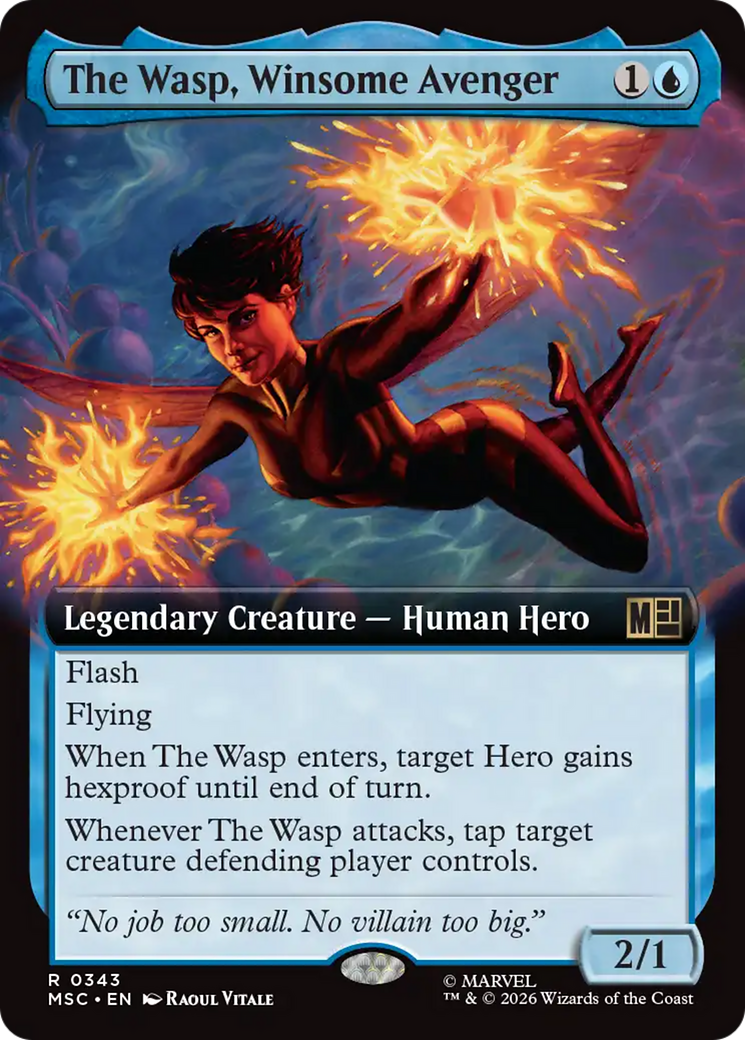 The Wasp, Winsome Avenger (Extended Art) [Marvel Super Heroes Commander] | Jack's On Queen