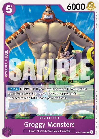 Groggy Monsters (EB04-033) [The Azure Sea's Seven] | Jack's On Queen