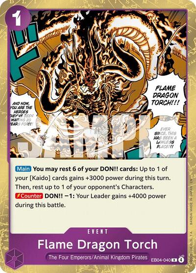 Flame Dragon Torch (EB04-040) [The Azure Sea's Seven] | Jack's On Queen