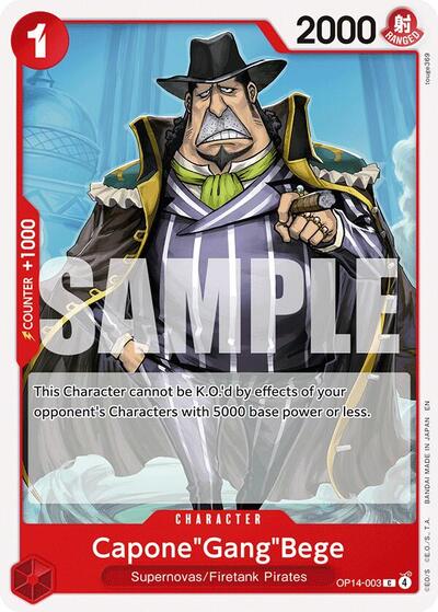 Capone"Gang"Bege (OP14-003) [The Azure Sea's Seven] | Jack's On Queen