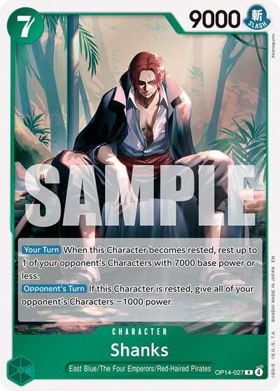 Shanks (OP14-027) [The Azure Sea's Seven] | Jack's On Queen