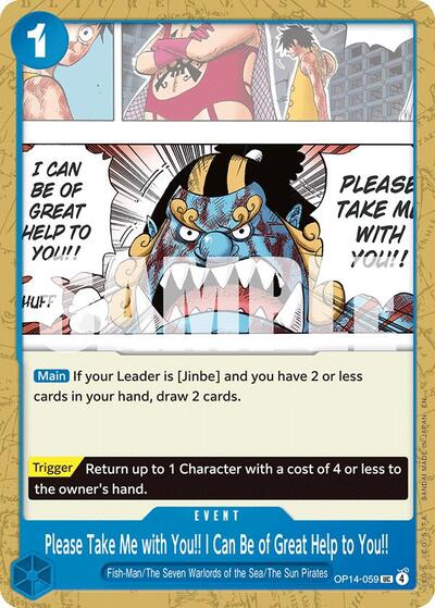 Please Take Me with You!! I Can Be of Great Help to You!! (OP14-059) [The Azure Sea's Seven] | Jack's On Queen