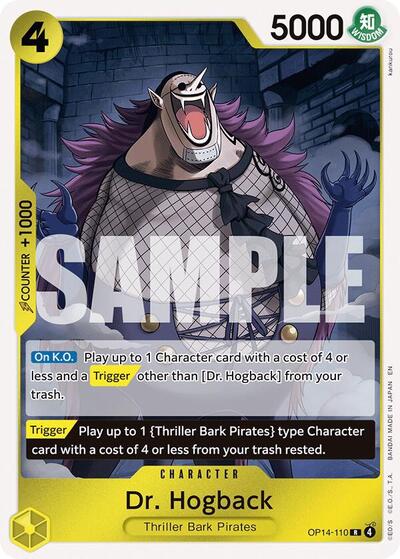 Dr. Hogback (OP14-110) [The Azure Sea's Seven] | Jack's On Queen