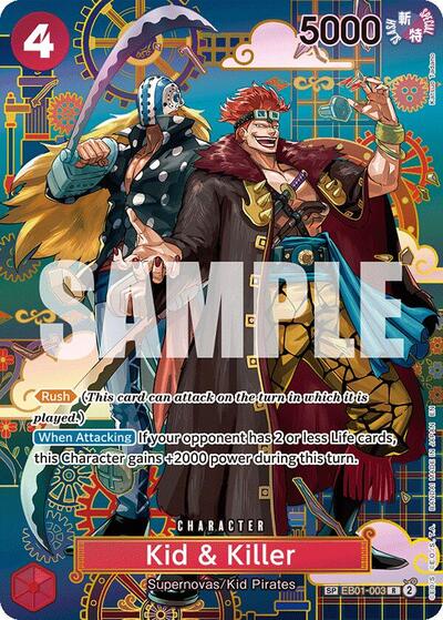 Kid & Killer - EB01-003 (SP) (EB01-003) [The Azure Sea's Seven] | Jack's On Queen