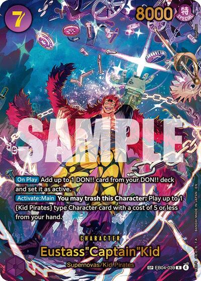 Eustass"Captain"Kid - EB04-039 (SP) (EB04-039) [The Azure Sea's Seven] | Jack's On Queen