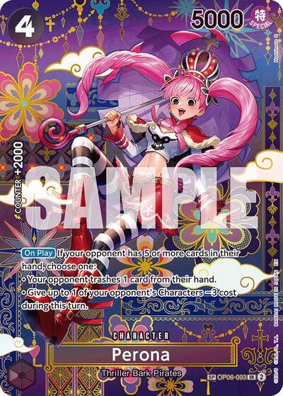 Perona - OP06-093 (SP) (OP06-093) [The Azure Sea's Seven] | Jack's On Queen