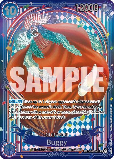 Buggy - OP09-051 (SP) (OP09-051) [The Azure Sea's Seven] | Jack's On Queen