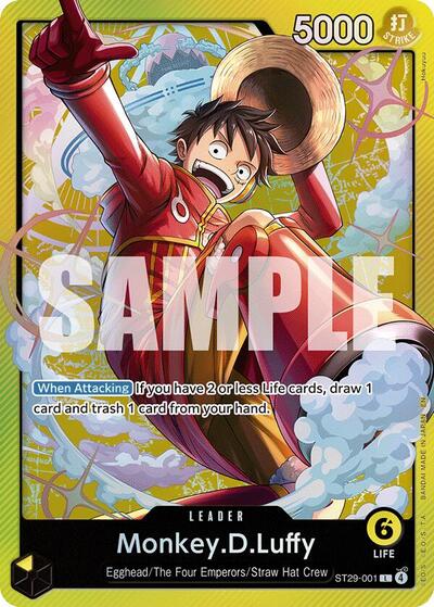 Monkey.D.Luffy (001) (ST29-001) [Starter Deck 29: Egghead] | Jack's On Queen